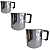 Kit Jogo Leiteira/Fervedor Aluminio Extra 3 Pçs  Com Cabo - Imagem 1