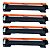 Kit 4x Cartucho Tn1060 Impressora Toner Hl-1212w Dcp-1612 - Imagem 1