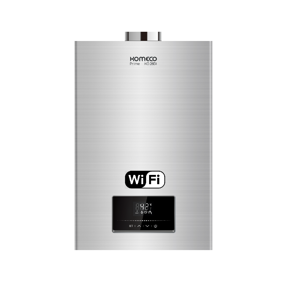 Aquecedor a Gás Komeco KO 26DI Prime Wi-Fi 26L GLP Inox + Kit Flexíveis - Imagem 3