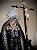 Conjunto Calvário - Crucifixo Santo Lenho chagado + Nossa Senhora das Dores - Imagem 2