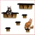 Prateleira Com Degraus Para Gatos - Imagem 1