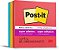 Bloco Adesivo Post-It 3M 76x76mm 270fls 3Cores TROPICAL 303359 - Imagem 1