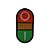 BOTOEIRA DUPLA PLAST. APBB(DUPLO ILUM.LED 220V)1NA+1NF - Imagem 3