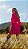 VESTIDO PINK COM CINTO - Imagem 1