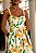 VESTIDO MIDI ESTAMPA FLORAL AMARELA - Imagem 1