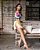 CONJUNTO XADREZ AMARELO E PINK - Imagem 1