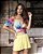 CONJUNTO XADREZ AMARELO E PINK - Imagem 3