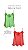 BLUSA CREPE VERDE DETALHE DE FLOR - Imagem 1