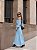 Vestido ombro a ombro azul - Imagem 2