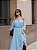 Vestido ombro a ombro azul - Imagem 6