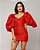 Vestido curto com mangas bufantes e brochês Circus Plus - Imagem 3