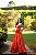 Vestido com fenda Pétalas - Imagem 2