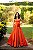 Vestido com fenda Pétalas - Imagem 1