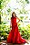 Vestido alongado flores Pétalas - Imagem 2