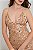 Vestido tule de seda bordado nude Cápsula - Imagem 2
