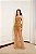 Conjunto tule de seda e cristais nude e dourado Cápsula - Imagem 1