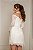 Vestido curto renda francesa off white noiva - Imagem 4