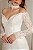 Vestido curto renda francesa off white noiva - Imagem 2