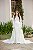 Vestido longo renda francesa off white - Imagem 1