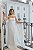 Vestido longo alfaiataria com pérolas off white - Imagem 4