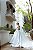 Vestido com sobressaia e flores em bucol italiano off white - Imagem 2