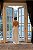 Vestido longo em crepe de seda com cristal off white - Imagem 4