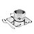 Conjunto de Xícaras para Café Tramontina Aço Inox Acabamento Brilho 6 Peças - Imagem 3