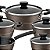 Jogo de Panelas Tramontina Sicília 5 Pcs Alumínio Int/Externo Antiaderente Starflon Excellent Avelã - Imagem 6