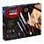 Tramontina Kit para Churrasco Lâminas em Aço Inox e Cabos Madeira Polywood Castanho e Tábua 8 Peças - Imagem 4