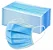 Mascara Cirurgica Tripla Azul Com Elastico Cx50 - Fort Health - Imagem 1