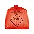 Saco Hamper Vermelho Com Cordao 120 L 90cm X 100cm - Araken - Imagem 1