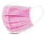 Mascara Cirurgica Tripla Rosa Com Elastico Cx50 - DMI Descartaveis - Imagem 1