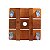 Suporte Para Vaso De Planta Quadrado 20 Cm Rodinhas Cristal - Imagem 3