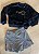 Conjunto pakita com shorts saia e blusa ted - Imagem 1