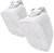 Caixa de Som Ambiente Acústica Selada Bsa Aw6-w Branco - Par - Imagem 1