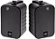 Caixa para Som Ambiente Acústico com Suporte 50w Mxk-25 Preto - Par - Imagem 1