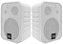 Caixa para Som Ambiente Acústico com Suporte 50w Mxk-25 Branco - Par - Imagem 1