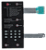 Membrana Teclado para Micro-ondas Compatível com Brastemp BMP42 BMC42 BMU42 BMB42 com Dourar Preto - Imagem 1