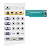 Membrana Teclado para Micro-ondas Compatível com Electrolux ME 18S Relevo Flat a Direita - Imagem 1
