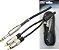 Cabo Áudio Plug 2 Rca + P10 Estéreo Profissional Gold 24k 1.8m - Imagem 1