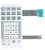 Membrana Teclado para Micro-ondas Compatível com GE JEI 1185 com Dourar - Imagem 1