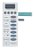 Membrana Teclado para Micro-ondas Compatível com Panasonic NN 7956 Branco Reta - Imagem 1