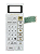 Membrana Teclado para Micro-ondas Compatível com Panasonic NN-G 54 Relevo - Imagem 1