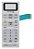 Membrana Teclado para Micro-ondas Compatível com Panasonic NN-G 55 Relevo - Imagem 1