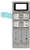 Membrana Teclado para Micro-ondas Compatível com Panasonic NNGT 517 Relevo - Imagem 1