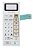 Membrana Teclado para Micro-ondas Compatível com Panasonic NNR 94 Branco em Alto Relevo - Imagem 1