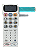 Membrana Teclado para Micro-ondas Compatível com Panasonic NNS 69 Relevo - Imagem 1