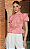 BLUSA MARIETA EM TRICOLINE COM GUIPIR CORAL - Imagem 1