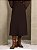 SAIA GODÊ COM RECORTE MARROM - Imagem 2