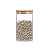 Pote de Vidro Com Tampa de Bambu 1,5L - Imagem 1